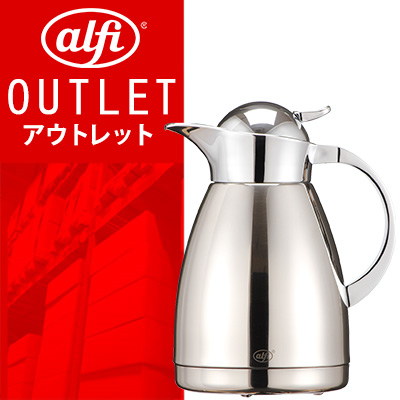 【 送料無料 ! アウトレットセール 】 アルフィ アルベルゴ トップサーモ 1.0L 767000100 ステンレス製携帯用魔法瓶 ポット 真空 サーモ Alfi