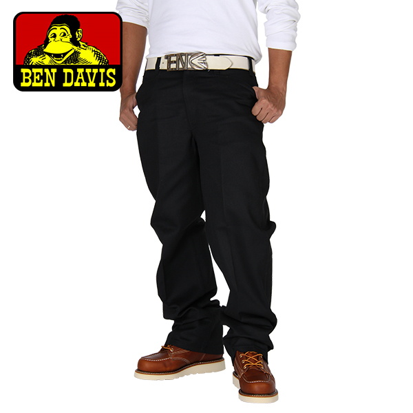 【365日出荷対応】Ben Davis ベンデイビス Pants パンツ Original Bens オリジナルベンズ 30/30 Black ブラック 694 ワークパンツ