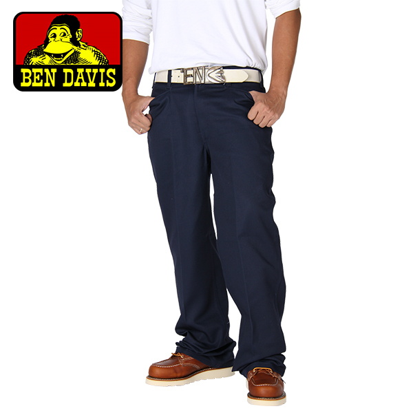 【365日出荷対応】Ben Davis ベンデイビス Pants パンツ Original Bens オリジナルベンズ 30/30 Navy ネイビー 698 ワークパンツ