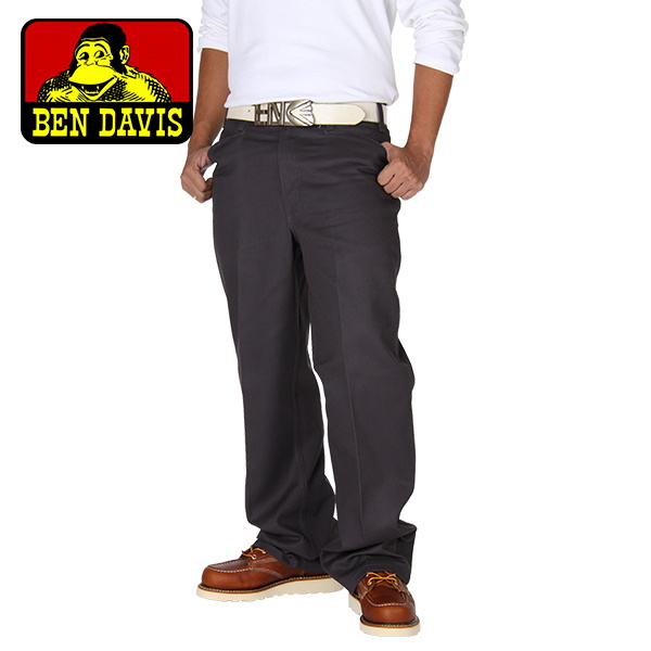 【365日出荷対応】Ben Davis ベンデイビス Pants パンツ Original Bens オリジナルベンズ 32/30 Charcoal チャコール 691 ワークパンツ