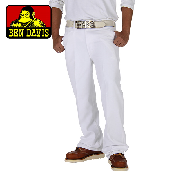 【365日出荷対応】Ben Davis ベンデイビス Pants パンツ Original Bens オリジナルベンズ 32/30 White ホワイト 690 ワークパンツ