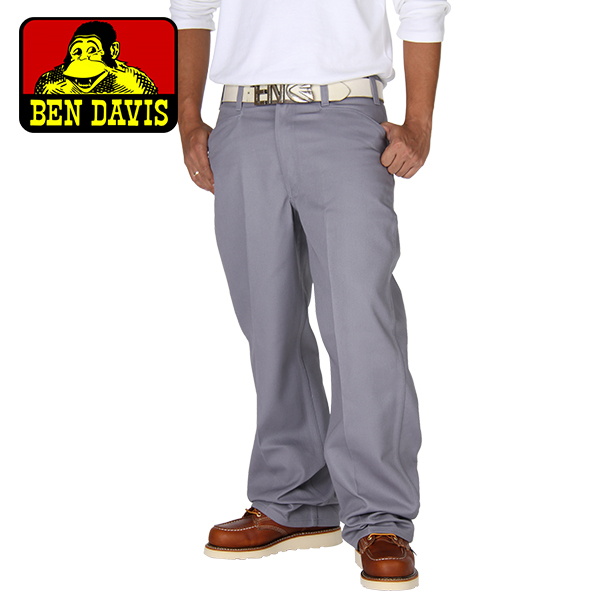 【365日出荷対応】Ben Davis ベンデイビス Pants パンツ Original Bens オリジナルベンズ 34/30 Light Grey ライトグレー 692 ワークパンツ
