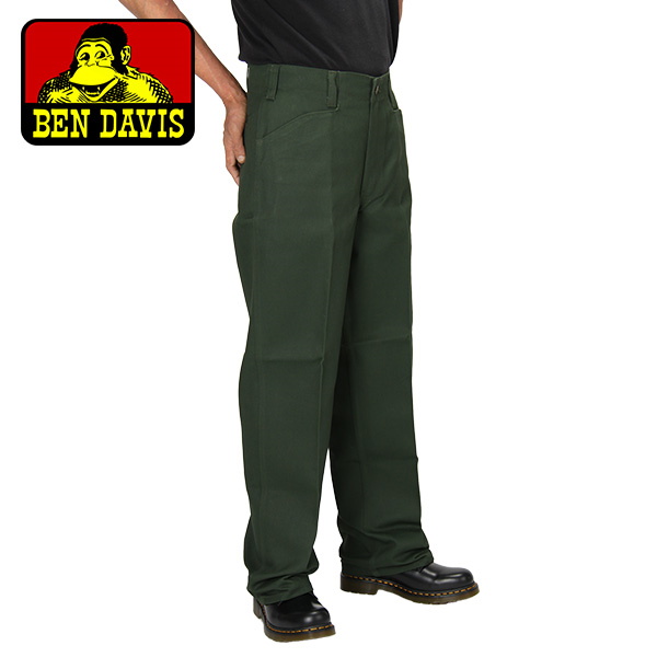 【365日出荷対応】Ben Davis ベンデイビス Pants パンツ Original Bens オリジナルベンズ 34/30 Olive オリーブ 625 ワークパンツ