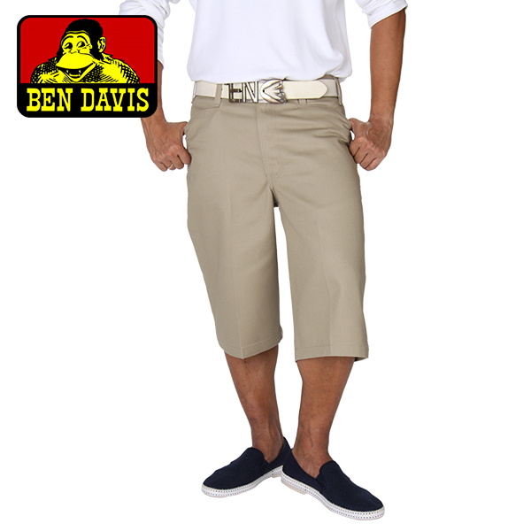【365日出荷対応】Ben Davis ベンデイビス Shorts ショートパンツ Original Bens Shorts オリジナルベンズ 34 Khaki カーキ 495 ハーフパンツ