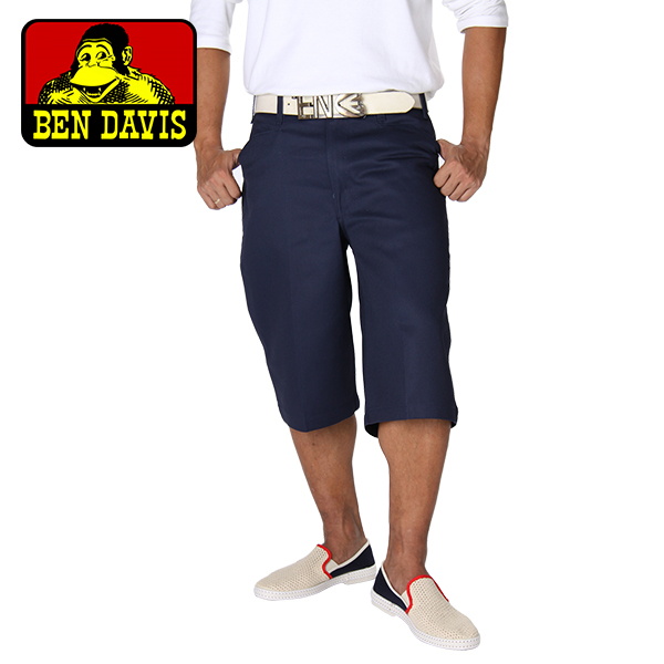 【365日出荷対応】Ben Davis ベンデイビス Shorts ショートパンツ Original Bens Shorts オリジナルベンズ 36 Navy ネイビー 498 ハーフパンツ