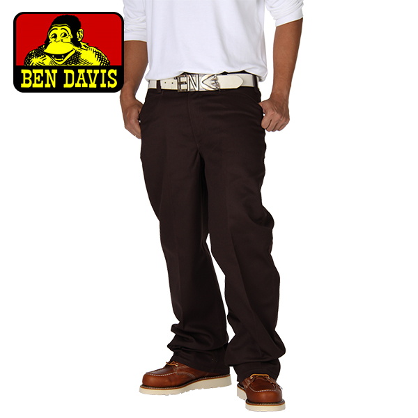 【365日出荷対応】Ben Davis ベンデイビス Pants パンツ Original Bens オリジナルベンズ 30/32 Brown ブラウン 697 ワークパンツ