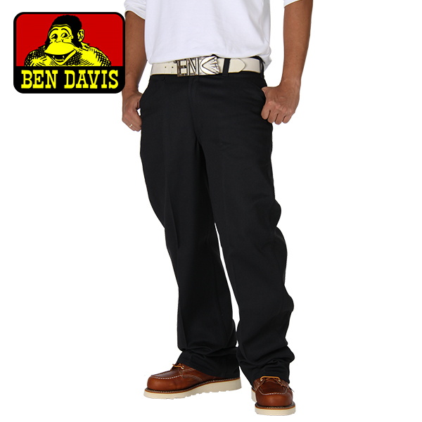 【365日出荷対応】Ben Davis ベンデイビス Pants パンツ Original Bens オリジナルベンズ 32/32 Black ブラック 694 ワークパンツ