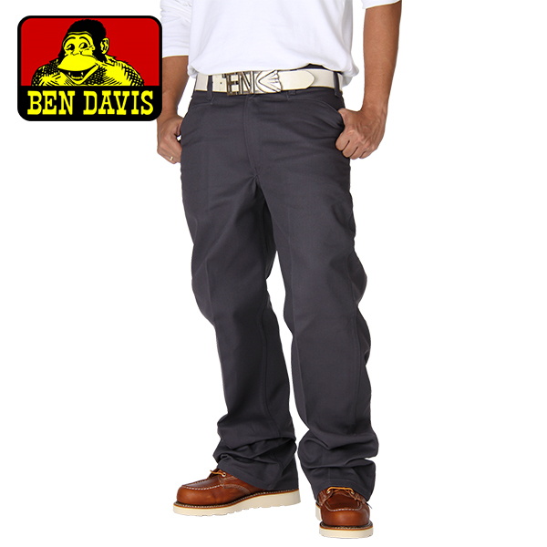 【365日出荷対応】Ben Davis ベンデイビス Pants パンツ Original Bens オリジナルベンズ 32/32 Charcoal チャコール 691 ワークパンツ