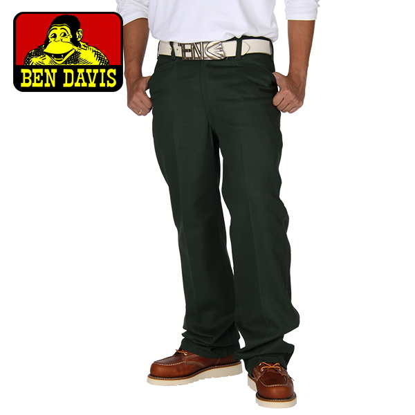 【365日出荷対応】Ben Davis ベンデイビス Pants パンツ Original Bens オリジナルベンズ 34/32 Olive オリーブ 625 ワークパンツ