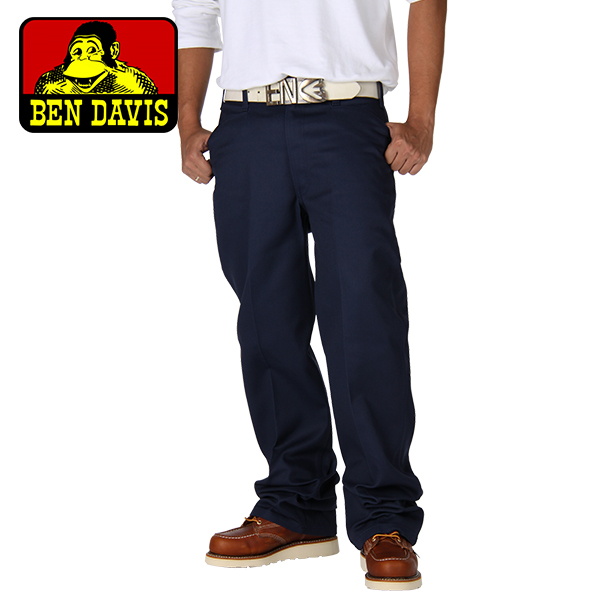 【365日出荷対応】Ben Davis ベンデイビス Pants パンツ Original Bens オリジナルベンズ 36/32 Navy ネイビー 698 ワークパンツ