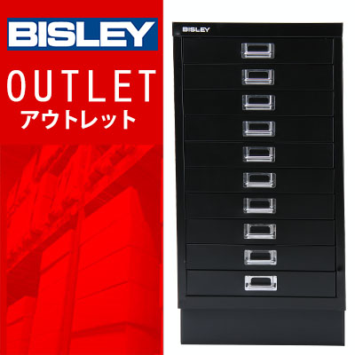 【 送料無料 ! アウトレットセール 】 ビスレー マルチ収納ケース / キャビネット ベーシック BA 【10段】 10段 ブラック 116 BISLEY Basic BA