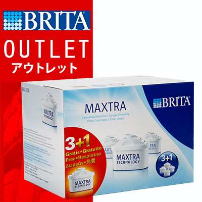 【 送料無料 ! アウトレットセール 】 ブリタ 浄水器 カートリッジ マクストラ 4個 セット おいしい水 水 送料無料 JIS検査実施済 100484 おいしい水