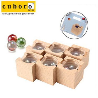 【365日出荷対応】Cuboro キュボロ (クボロ) シックスパック マーブルセット 145【玉の塔・キッズ・木のおもちゃ・積み木】クボロ社 ピタゴラスイッチみたいなおもちゃ