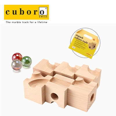 【365日出荷対応】Cuboro キュボロ (クボロ) シックスパック ムルティ(マルチ)1 sixpack multi 10141 キッズ・木のおもちゃ・積み木