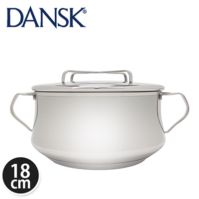 Dansk ダンスク COOKWARE KOBENSTYLE 2 QT CASSEROLE コベンスタイル 2QT キャセロール18cm Stainless ステンレス 844254 北欧 両手鍋