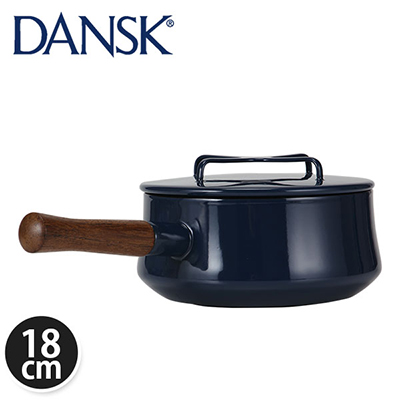 Dansk ダンスク COOKWARE KOBENSTYLE 2 QT SAUCEPAN コベンスタイル 2QT ソースパン18cm Blue ブルー 833290 北欧 キッチンウエア片手鍋