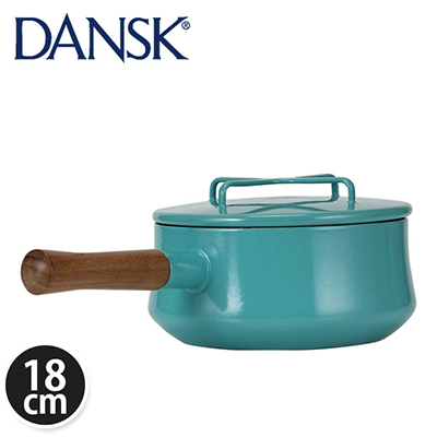 Dansk ダンスク COOKWARE KOBENSTYLE 2 QT SAUCEPAN コベンスタイル 2QT ソースパン18cm Teal ティール 844224 北欧 キッチンウエア片手鍋