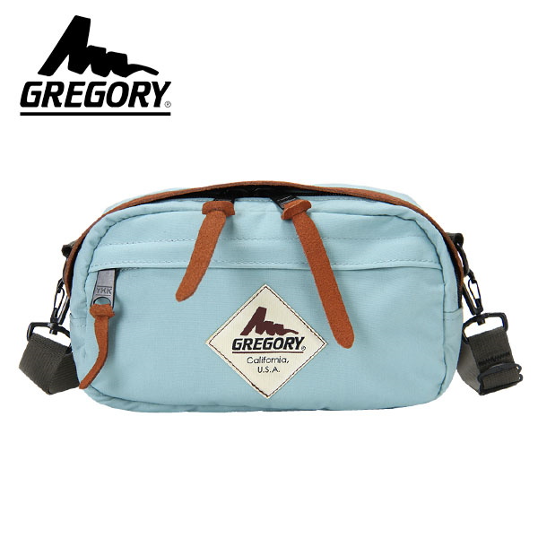 GREGORY グレゴリー POUCH-CARDIFF カーディフポーチ SAX BLUE サックスブルー GM74689
