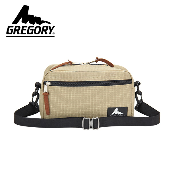 GREGORY グレゴリー パデッドショルダーポーチ インダストリアルリップベージュ GM75345