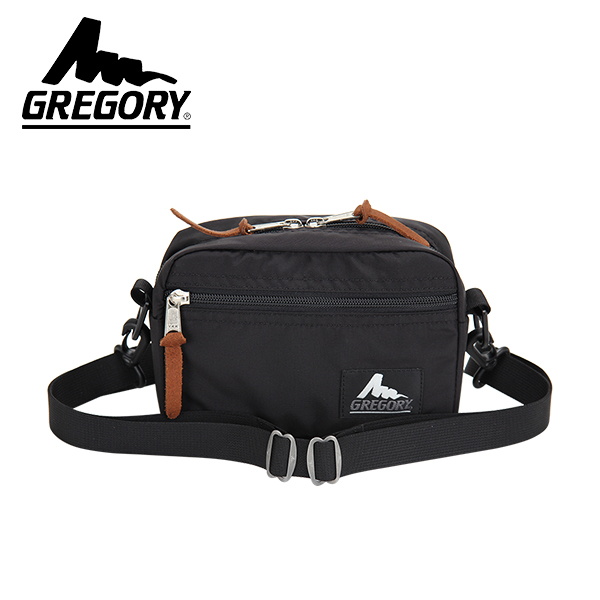 GREGORY グレゴリー パデッドショルダーポーチ BLACK ブラック GM70326