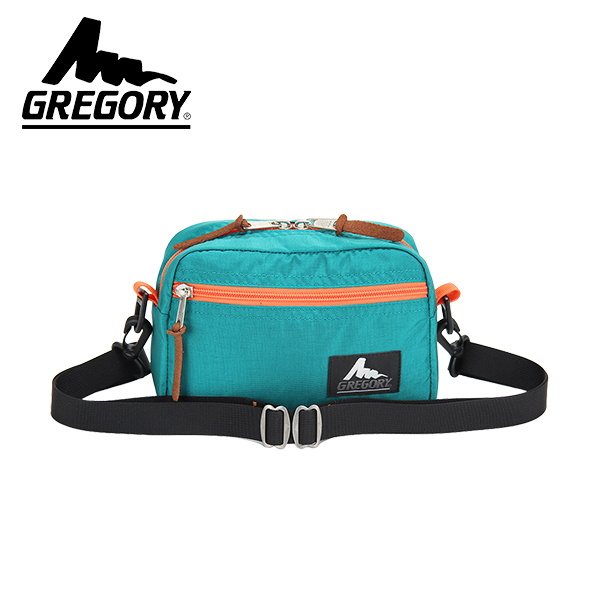 GREGORY グレゴリー PAD SHOULDER POUCH パデッドショルダーポーチ エメラルド・オレンジ GM75414