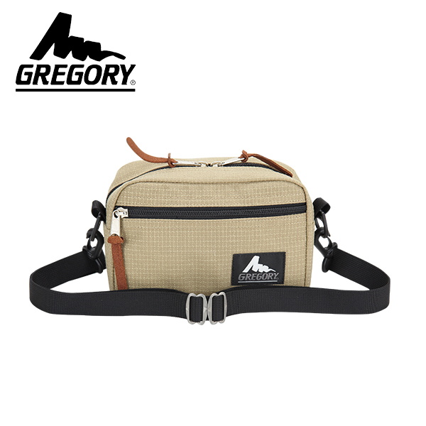 GREGORY グレゴリー パデッドショルダーポーチ インダストリアルリップベージュ GM75350