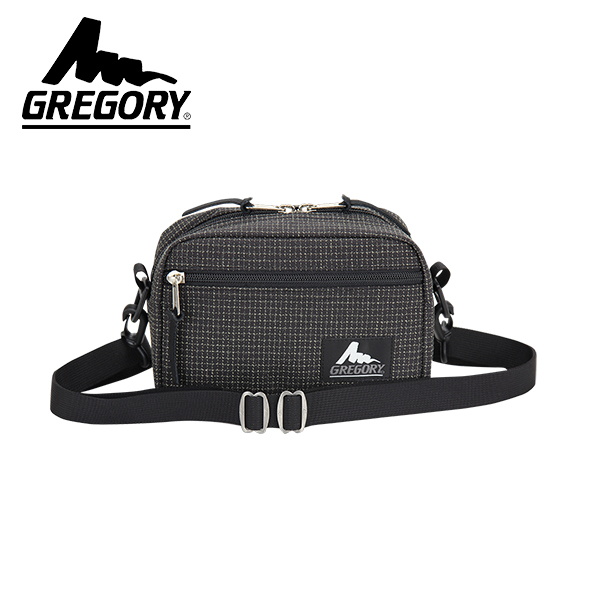 GREGORY グレゴリー パデッドショルダーポーチ インダストリアルリップブラック GM75351