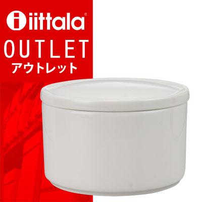 【 送料無料 ! アウトレットセール 】iittala イッタラ Purnukka Jar プルヌッカ ジャー H6cm White ホワイト 18320 北欧食器