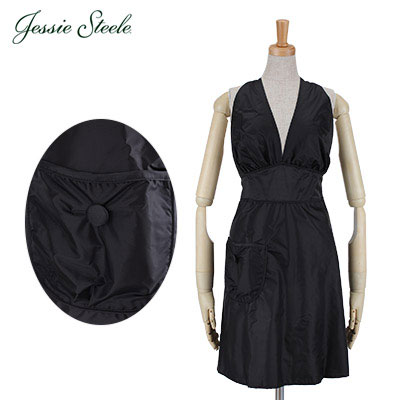 Jessie Steele ジェシースティール Stylist Salon Bombshell Apron ボンバーシェル エプロン ブラック 452-SL-BLK カフェトワレ