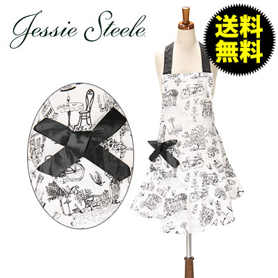 【正規品直輸入】【JessieSteele】ジェシースティール エプロン カフェトワレ111-JS-18 Bib Josephine(c) Apron ■ カフェトワレ ネコポス発送