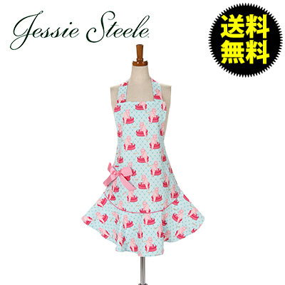 【JessieSteele】 ジェシースティール Josephine Apron Pampered Kitty 111-JS-259 カフェトワレ ネコポス発送