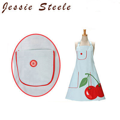 JessieSteele ジェシースティール エプロン スーパーチェリー 305-JS-155CP Bib Chef’s(c) Apron Super Cherry カフェトワレ ネコポス発送