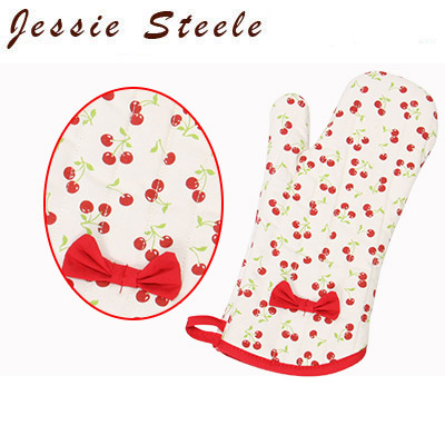 【365日出荷対応】【正規品直輸入】【JessieSteele】ジェシースティール オーブンミトン/鍋つかみ レトロチェリー505-JS-20Oven Mitt w/Bow