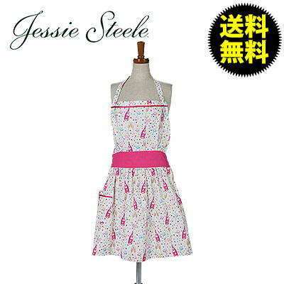 ジェシースティール Viola Apron Bubbly Celebration Front Tieバディー セレブレーション フロント 467-JS-258 カフェトワレ ネコポス発送