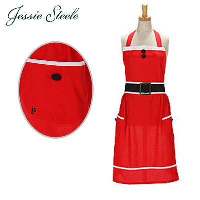 【365日出荷対応】JessieSteele ジェシースティール エプロン ミスタークラウス 115-JS-002 Bib Doris Apron Mr. Claus カフェトワレ ネコポス発送