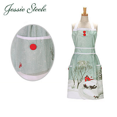 ジェシースティール エプロン ホームフォーザホリデー 130-JS-174 Bib Doris Apron Home for the Holidays カフェトワレ ネコポス発送
