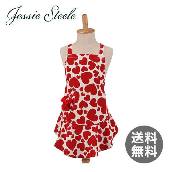 Jessie Steele ジェシースティール Childs Josephine Apron 子供用ビブ ジョセフィン エプロン Sweethearts スイートハート カフェトワレ ネコポス発送