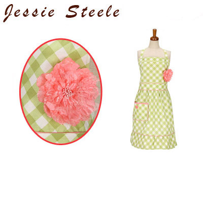 JessieSteele ジェシースティール エプロン メドウグリーン 108-JS-191G Bib Coutney Apron Meadow Green カフェトワレ ネコポス発送