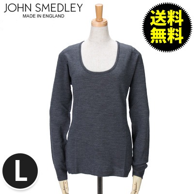 y365ϊoΧΞzJohnSmedley WXh[iJohn SmedleyjFORMOSA ·³XN[vlbNjbg/Z[^[ WOMEN LTCY CHARCOAL