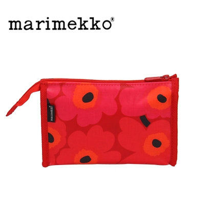 y365“úo‰×‘ΉžzMarimekko ƒ}ƒŠƒƒbƒR ƒ~ƒjƒEƒjƒbƒR ƒqƒpƒEƒX ƒ|[ƒ` ƒXƒNƒGƒAƒ|[ƒ` MINI UNIKKO HIPAUS 24492/301 ƒŒƒbƒh/ƒ_[ƒNƒŒƒbƒh