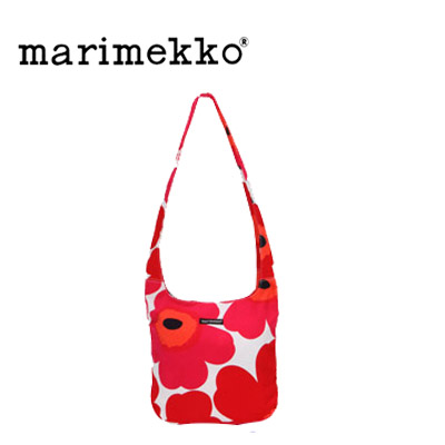 y365“úo‰×‘ΉžzMarimekko ƒ}ƒŠƒƒbƒR ƒEƒjƒbƒR ƒNƒ[ƒo[ ƒVƒ‡ƒ‹ƒ_[ƒoƒbƒO UNIKKO CLOVER 26910/001 ƒzƒƒCƒg/ƒŒƒbƒh