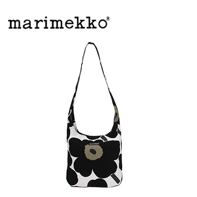 y365“úo‰×‘ΉžzMarimekko ƒ}ƒŠƒƒbƒR ƒEƒjƒbƒR ƒNƒ[ƒo[ ƒVƒ‡ƒ‹ƒ_[ƒoƒbƒO UNIKKO CLOVER 26910/030 ƒzƒƒCƒg/ƒuƒ‰ƒbƒN