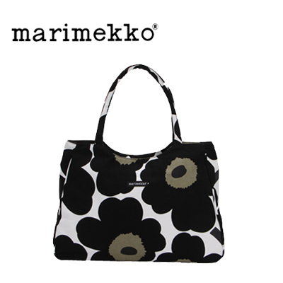y365“úo‰×‘ΉžzMarimekko ƒ}ƒŠƒƒbƒR ƒEƒjƒbƒR ƒVƒ‡ƒ‹ƒ_[ƒoƒbƒO ƒg[ƒgƒoƒbƒO UNIKKO PAPAVER 33152/030 ƒzƒƒCƒg/ƒuƒ‰ƒbƒN