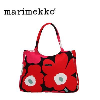y365“úo‰×‘ΉžzMarimekko ƒ}ƒŠƒƒbƒR ƒEƒjƒbƒR ƒVƒ‡ƒ‹ƒ_[ƒoƒbƒO ƒg[ƒgƒoƒbƒO UNIKKO PAPAVER 33152/934 ƒuƒ‰ƒbƒN/ƒŒƒbƒh/ƒsƒ“ƒN/ƒzƒƒCƒg