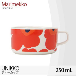 y365“úo‰×‘Ήžz Marimekko ƒ}ƒŠƒƒbƒR ƒEƒjƒbƒR ƒeƒB[ƒJƒbƒv ƒX[ƒvƒJƒbƒv 250ml UNIKKO 63430/001 ƒzƒƒCƒg/ƒŒƒbƒh