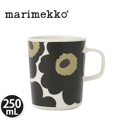 y365“úo‰×‘ΉžzMarimekko ƒ}ƒŠƒƒbƒR ƒEƒjƒbƒR ƒ}ƒOƒJƒbƒv 250ml UNIKKO 63431/030 ƒzƒƒCƒg/ƒuƒ‰ƒbƒN