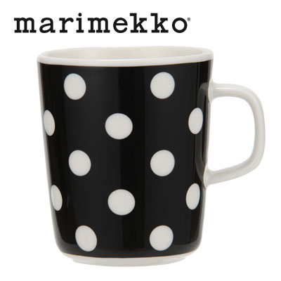Marimekko ƒ}ƒŠƒƒbƒR Mug PALLO MUG 2.5DL Black ƒpƒbƒ/ƒuƒ‰ƒbƒN 65267