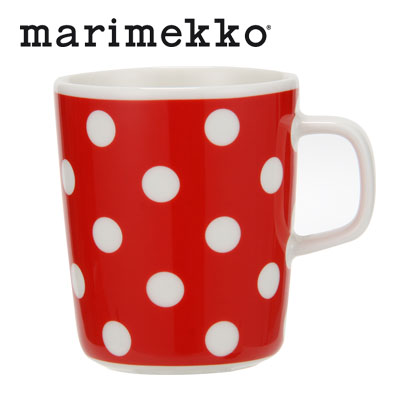 Marimekko ƒ}ƒŠƒƒbƒR Mug PALLO MUG 2.5DL Red ƒpƒbƒ/ƒŒƒbƒh 065267