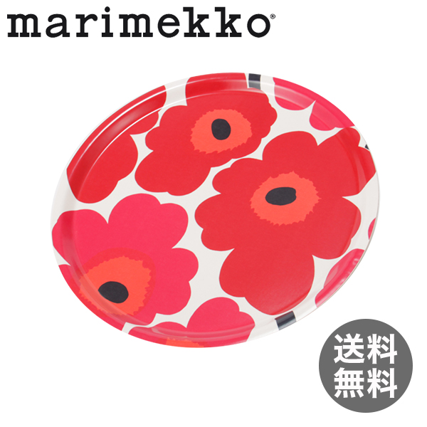 y365“úo‰×‘Ήžz Marimekko ƒ}ƒŠƒƒbƒR ƒEƒjƒbƒR ƒvƒ‰ƒCƒEƒbƒh ƒ‰ƒEƒ“ƒh ƒgƒŒƒC iƒgƒŒ[j PIENI UNIKKO 61940/001 ƒzƒƒCƒg/ƒŒƒbƒh