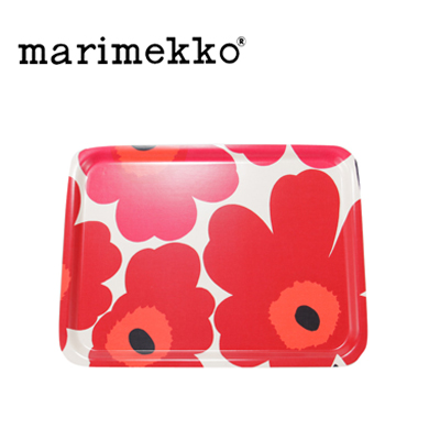 y365“úo‰×‘ΉžzMarimekko ƒ}ƒŠƒƒbƒR ƒEƒjƒbƒR ƒvƒ‰ƒCƒEƒbƒh ƒgƒŒƒC iƒgƒŒ[j 064781/001 white/red